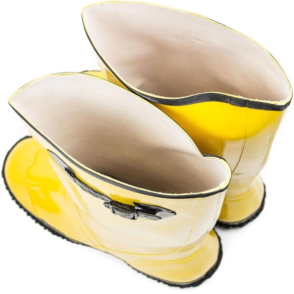 RK SAFETY NEW Over-The-Shoe Yellow Slush Boots🥾PARENT Sz 12 - Picture 9 of 10